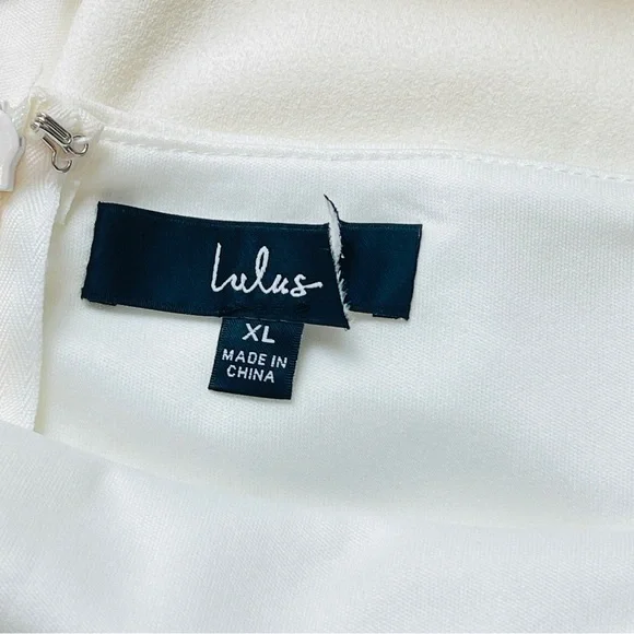 Lulus Hold Your Attention Ivory One-Shoulder Sleeveless Midi Dress - Picture 6 of 9